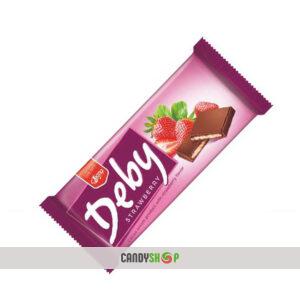 Плитка конд. Deby Полунична начинка 90гр 1/24
