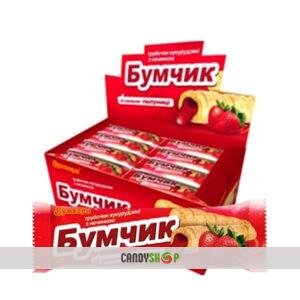 БУМЧИК Кук. Палички Полуниця (24шт) 1/12