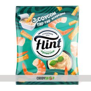Сухарики ФЛІНТ СОУС 65гр Тартар Креветки (1шт) 1/55