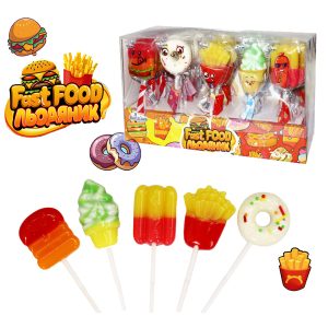 Льодяник FAST FOOD 15гр (30шт) 1/20
