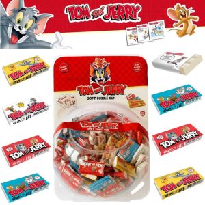Жув. гумка TOM and JERRY Банка 4,5гр (300шт) 1/6
