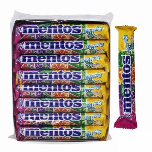 Жув. цукерки MENTOS Веселка 29,7гр (16 шт) 1/24