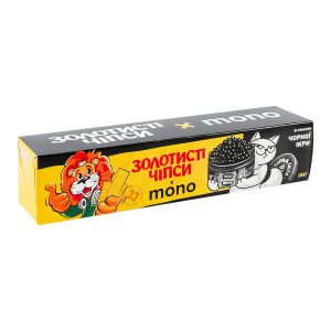 Чіпси ЗОЛОТИСТІ 100гр Чорна Ікра (1шт) 1/48