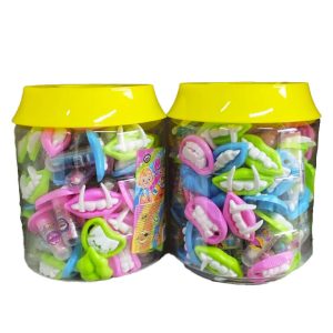 Льодяник Соска Зуби Банка 3,5гр (60шт) 1/12