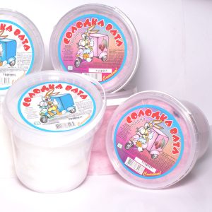 Солодка ВАТА ЗАЯ ВІДРО Асорті 20гр (10шт) 1/20