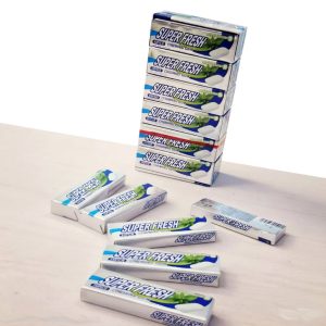 Жув. гумка SUPER Fresh М`ята 14гр (24шт) 1/30