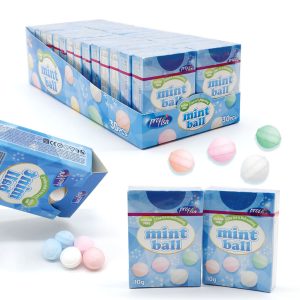 Драже MINT BALL без цукру 10гр (30шт) 1/24